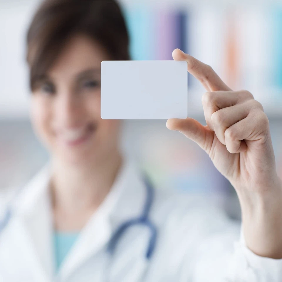 BallHull 200pc Blank Business & Note Card, Kraft Paper, White - Image 4 of 4