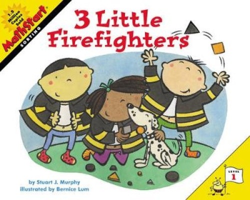 3 Little Firefighters (MathStart 1) by Stuart J. Murphy [Paperback]