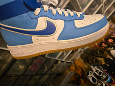 Nike Air Force 1 Hi Top Men s Sneaker Blue/Wh...