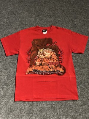 Vintage Dragon Ball Z Red Goku Frieza T Shirt Youth Size XL