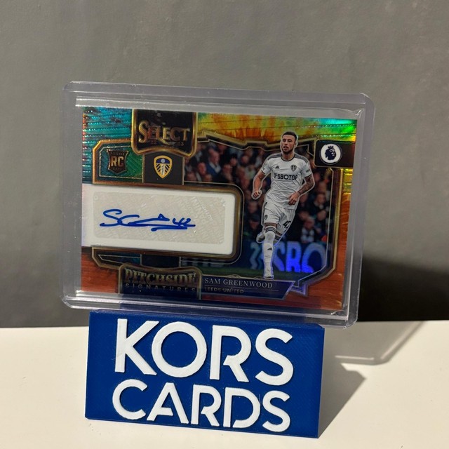 Leeds United SAM GREENWOOD RC ROOKIE AUTO /25 - 2022/23 PANINI SELECT TIE DYE