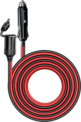 4M 13FT Car Cigarette Lighter Extension Cord, Heavy Duty 12V 24V Cigarette Plug 