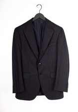 Boglioli Men Suit Striped Two Pieces Blazer Pants Size IT52/L