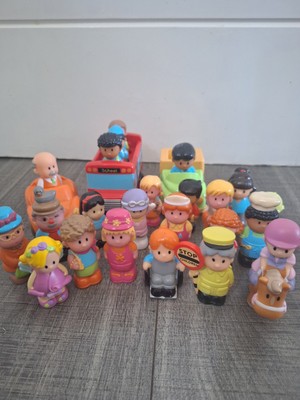 ELC Frühförderzentrum Happyland Konvolut Figuren X23 Schulbus Autos selten