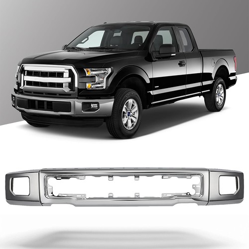 Chrome Front Bumper Face Bar w/ Fog Light Holes for 11-16 Ford F-250 F Chrome Front Bumper Face Bar w/ Fog Light Holes for 11-16 Ford F-250 F