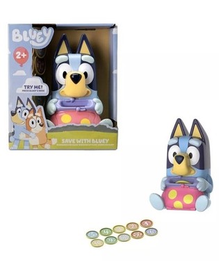   Sparen mit Bluey Sparschwein mit Sound Zählen lernen 1-10 Lernspielzeug 2+
