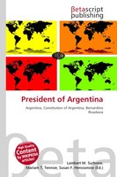 Lambert M. Surhone (U. A.) | President Of Argentina | Taschenbuch | Englisch