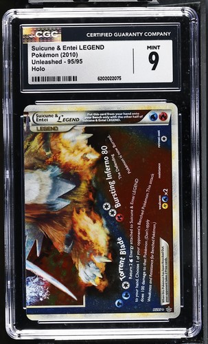 Suicune & Entei LEGEND graded CGC 9 for sale on eBay