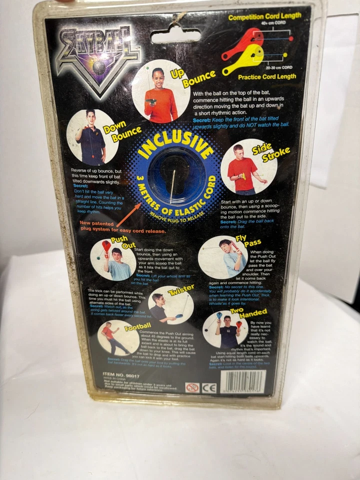 Mattel Skyball трюк игрушка 1990-х новый из старых запасов запечатанный винтажный Yo-Yo стиль мяч 5 + редкая - Изображение 2 из 2