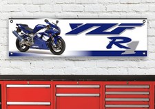BR564B YAMAHA YZF R1 2000 BLAU FLEXIBEL WERKSTATT BANNER