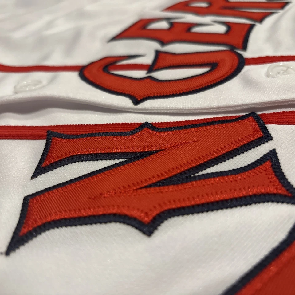 Camiseta masculina Ivan Rodriguez Texas Rangers GG nova com etiquetas 1995 Home branca retrô Throwback - Imagem 4 de 4