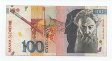 SLOVENIA 100 TOLARJEV 1992 PICK 14 LOOK SCANS