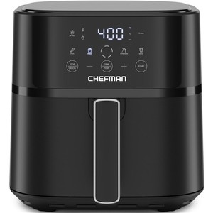 6 QT Air Fryer with Touchscreen, 4 Presets, Nonstick Basket, Hi-Fry Technology
