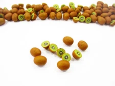 Dollhouse Food Accessories 10 Kiwi Fruit Dollhouse Miniature Loose Food 14954