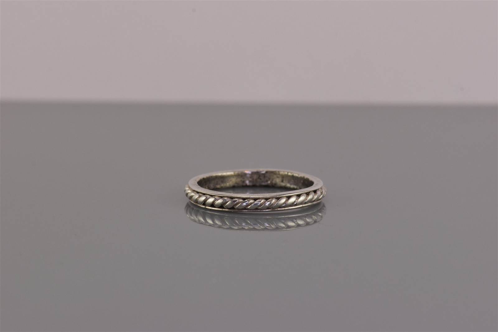 Sterling Silver 3mm Twisted Cable Stackable Etern… - image 5