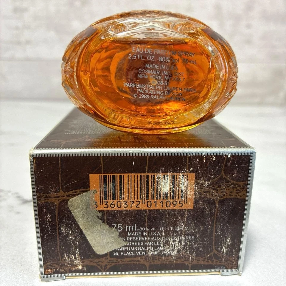SAFARI Ralph Lauren Eau De Parfum MATURAL SPRAY 2.5 fl oz / 75 ml VINTAGE RARE - Изображение 3 из 4