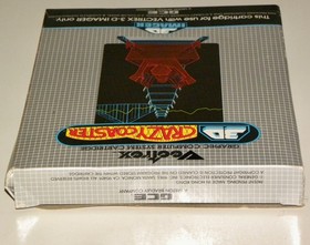 3D CRAZY COASTER (1983) Complete w/ Box ~ Vintage VECTREX Video Game