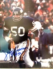 JEFF SIEMON #50 Minnesota Vikings Signed 8X10 Color Photo  #4 W/COA