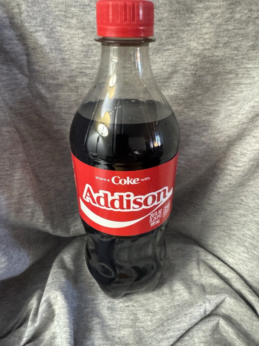 Share A Coke with Addison 2025 Personalized Gift Coca Cola