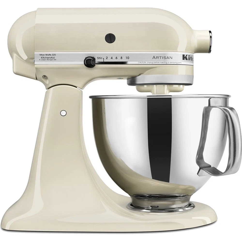 Artisan Series 5-Quart Tilt-Head Stand Mixer in Almond Cream - KSM150PSAC