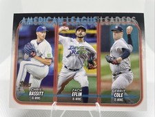 2024 Topps Series 1 - League Leaders Gerrit Cole, Chris Bassitt, Zach Eflin #57