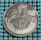 2019 CENTURIONS / Festive at 40!  .999 FINE SILVER Mardi Gras doubloon