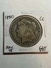 New Listing1880-CC Morgan Silver Dollar Rev 78 G Tough Variety Better Date CC