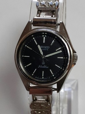 Seiko Silver Wave 3421-0030 Analog Quartz Women Silverwave Women'S Vintage 96001