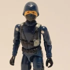 G.I. Joe 1982 Cobra Officer ARAH Straight Arm Action Figure Original Vintage