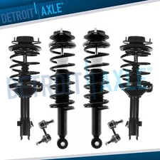 Front Rear Struts w/ Coil Spring Sway Bars Kit for 2008 - 2011 Subaru Impreza