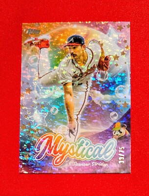  Spencer Strider /75 -2024 Topps Update Series Mystical Gold #MYS-37 Braves