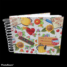 NOS Vintage 1999 Mary Engelbreit Spiral Bound Photo Album Scrapbook Recipe Book