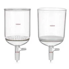 30ml - 2000ml Glass Porous Filter Funnel Suction Filters Laboratory Supplies CA