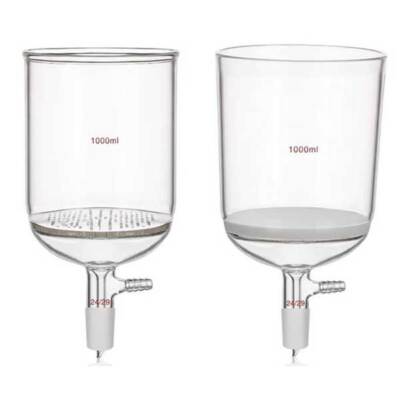 30ml - 2000ml Glass Porous Filter Funnel Suction Filters Laboratory Supplies CA