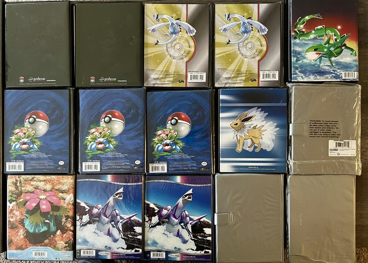 Pokemon Collection Large Lot 4 Pocket Portfolio Binder Pokemon Collection Large Lot 4 Pocket Portfolio Binder