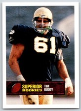 1994 Superior Rookies Samples TIM RUDDY #6 Notre Dame Dolphins FREE Ship!