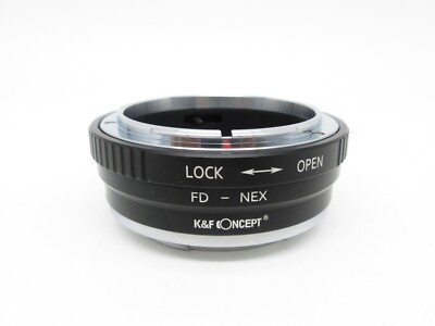 K&F Concept Adapter FD-NEX für Canon FD Objektiv auf Sony NEX E Mount Kamera