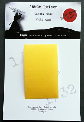 Dead Design 1/32 MITSUBISHI A6M2b REISEN CANOPY PAINT MASK Tamiya