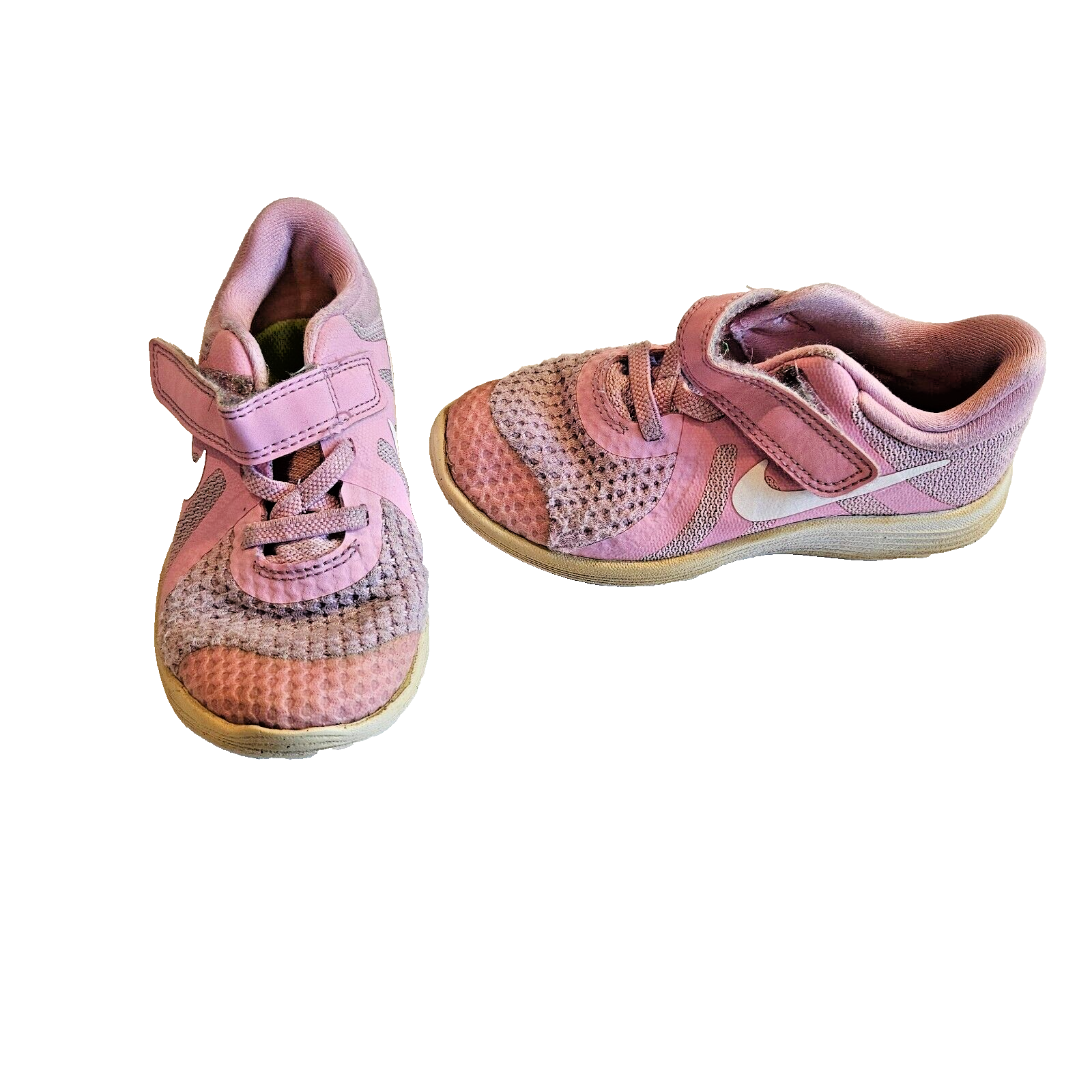 Nike Revolution Pink Toddler Shoes 9c Pink Girls Kids-image