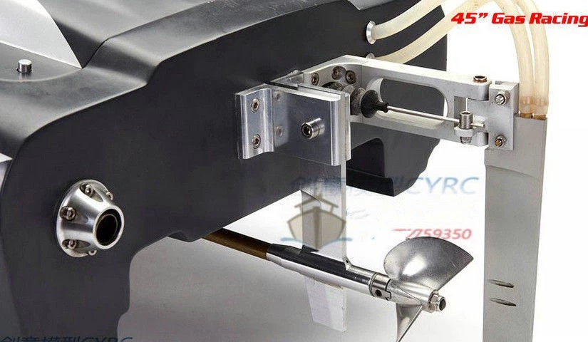 CNC aluminum pipe fix mount For RC boat 16mm end of gas engine pipe - Image 3 of 4