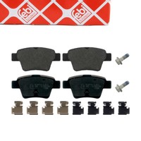 febi BremsbeläGe Bremsbelagsatz FüR Citroen C4 Peugeot 207 CC SW 207+ 307 Hinten