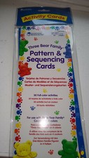 Learning Resources Three Bear Family Pattern Sequencing Cards Double-Sided New