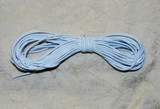 DOLL stringing elastic 3mm ROUND stretch shock CORD white SOLD by the 3 yard Lot