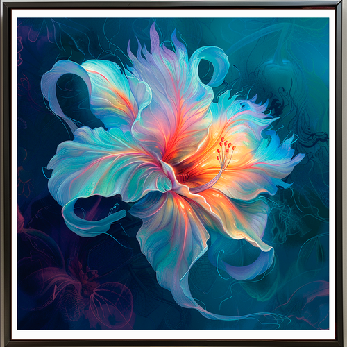 Unframed Abstract Wall Art, poster, print. Unframed Canvas, picture, home decor. - Picture 3 of 5