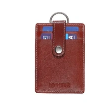 DUO DUFFEL RFID Protected Unisex Genuine Leather Slim Card Holder Cum Wallet