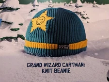 South Park Snow Day Collectors Grand Wizard Cartman Knit Beanie Only