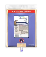 Fibersource HN Tube Feeding Formula 1500 mL Bag RTH Unflavored Adult Case of 4