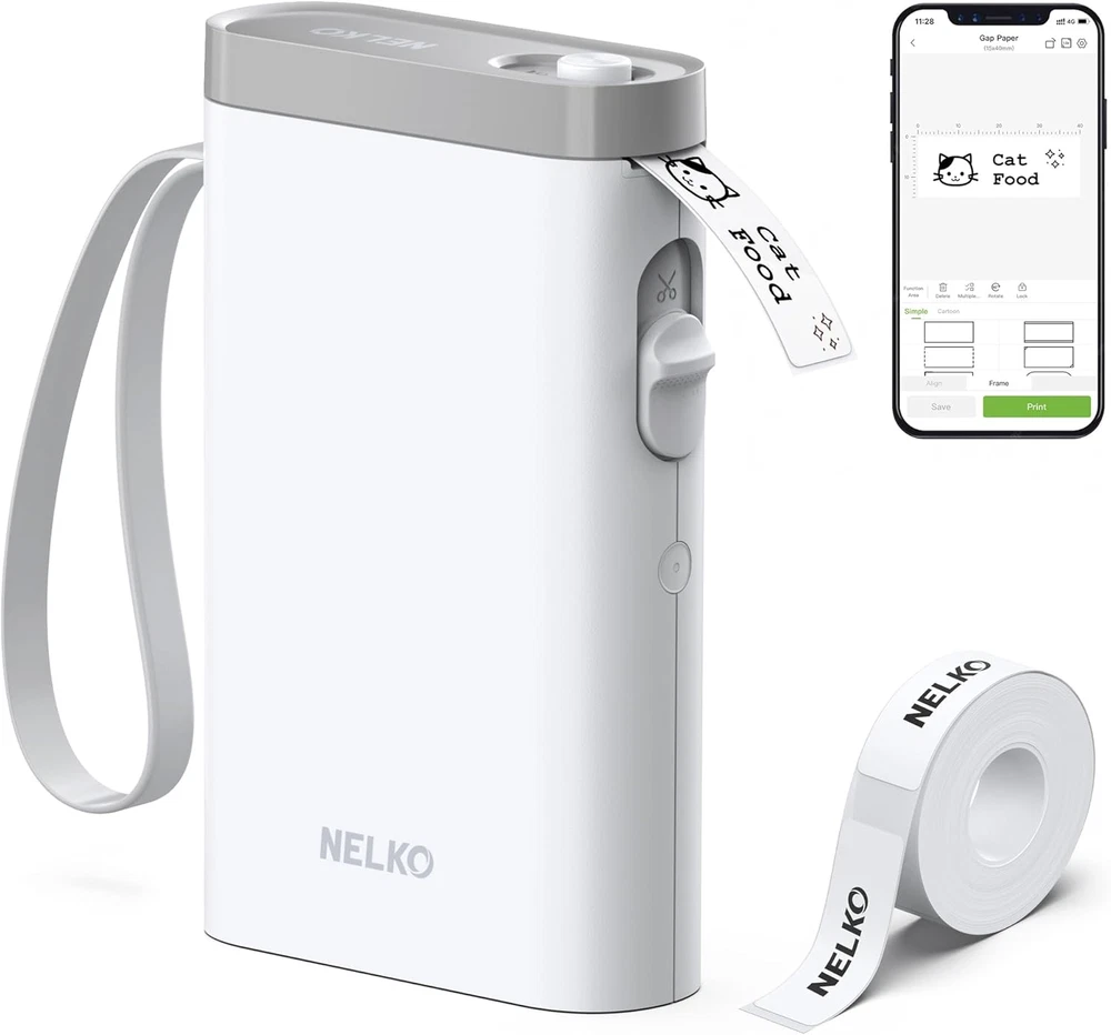 Bluetooth Label Maker P21 with Tape Wireless Portable Label Printer