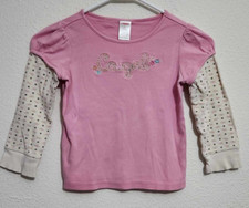 Gymboree Girls Size 5 Long-Sleeve T-Shirt Cowgirl Theme