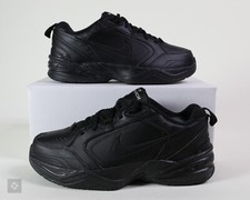 Nike Air Monarch IV Triple Black Walking Shoes Men's Size 6 4E 416355-001 